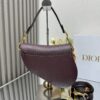 sy_no_D56624100258573EF19479CBCB7979C2_4 DIOR Women's Grained Calfskin Saddle Bag