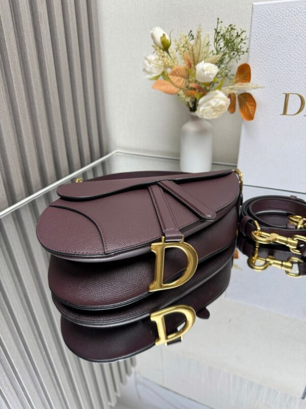 sy_no_D56624100258573EF19479CBCB7979C2_5 DIOR Women's Grained Calfskin Saddle Bag