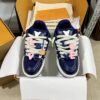 sy_no_D56E970951E478FC5B0B1AC07B1EE1EA_3 Louis Vuitton LV Skate Navy Blue Leather Retro Skate Sneakers