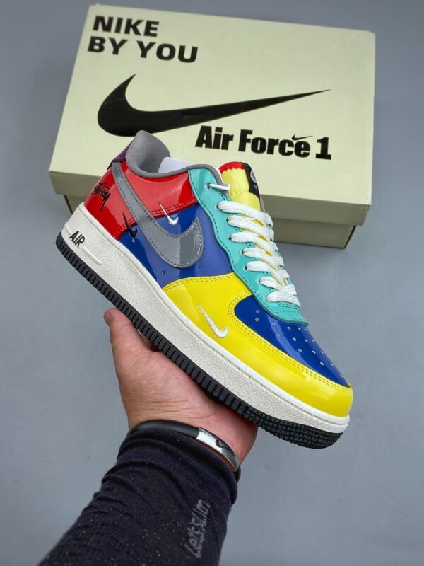 sy_no_D604145A59F38A27BE2381CEF525D7D5_0 Nike Air Force 1 Low Custom Concept – Multicolor Patent Leather