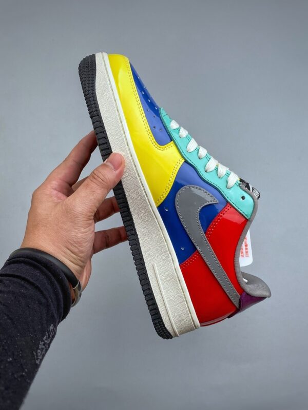 sy_no_D604145A59F38A27BE2381CEF525D7D5_1 Nike Air Force 1 Low Custom Concept – Multicolor Patent Leather
