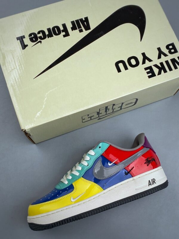 sy_no_D604145A59F38A27BE2381CEF525D7D5_2 Nike Air Force 1 Low Custom Concept – Multicolor Patent Leather