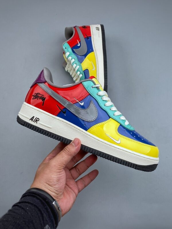 sy_no_D604145A59F38A27BE2381CEF525D7D5_3 Nike Air Force 1 Low Custom Concept – Multicolor Patent Leather