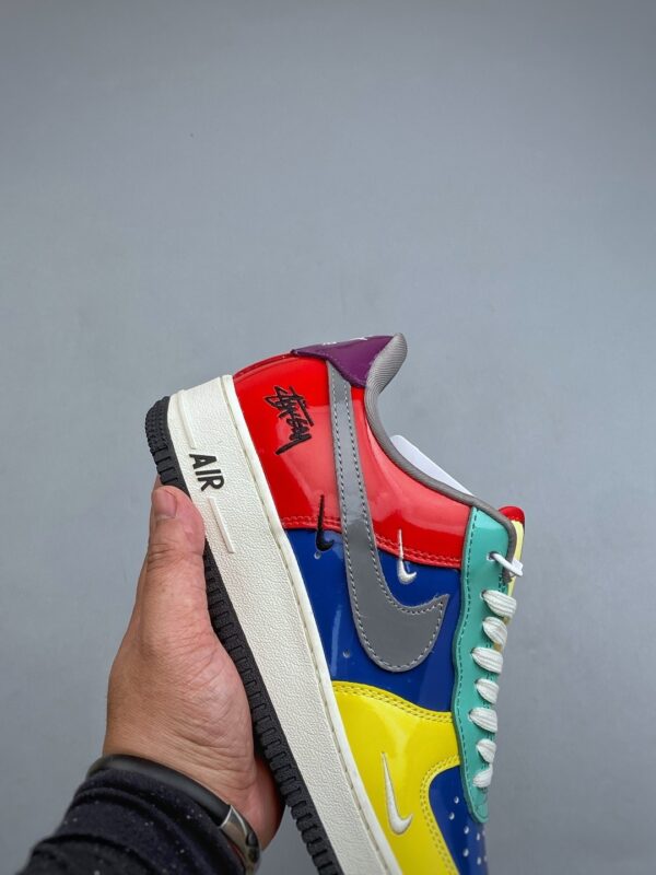 sy_no_D604145A59F38A27BE2381CEF525D7D5_5 Nike Air Force 1 Low Custom Concept – Multicolor Patent Leather
