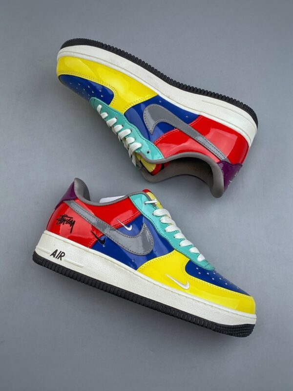 sy_no_D604145A59F38A27BE2381CEF525D7D5_8 Nike Air Force 1 Low Custom Concept – Multicolor Patent Leather