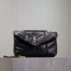 sy_no_D63E3263AD6BC59FB429329D9171EEA1_0 YSL Loulou Mini Double-Chain Bag – Black Lambskin