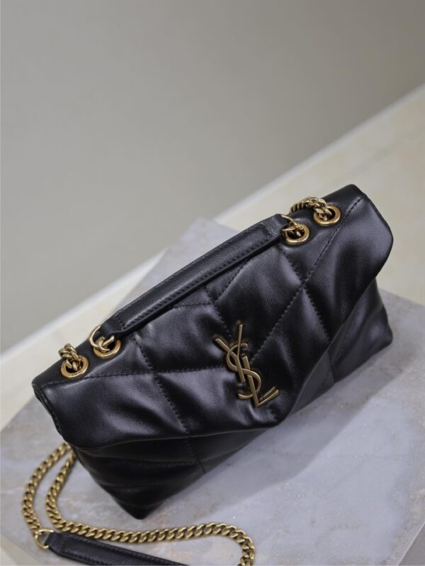 sy_no_D63E3263AD6BC59FB429329D9171EEA1_4 YSL Loulou Mini Double-Chain Bag – Black Lambskin