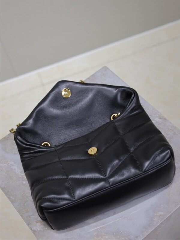 sy_no_D63E3263AD6BC59FB429329D9171EEA1_7 YSL Loulou Mini Double-Chain Bag – Black Lambskin