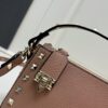 Valentino Garavani Rockstud Small Leather Crossbody Bag – Pink