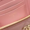 sy_no_D705A9B307C524070271F0BBAB3EB2C9_7 Chanel Vanity Case with Handle – Quilted Lambskin Chain Bag (Pink)