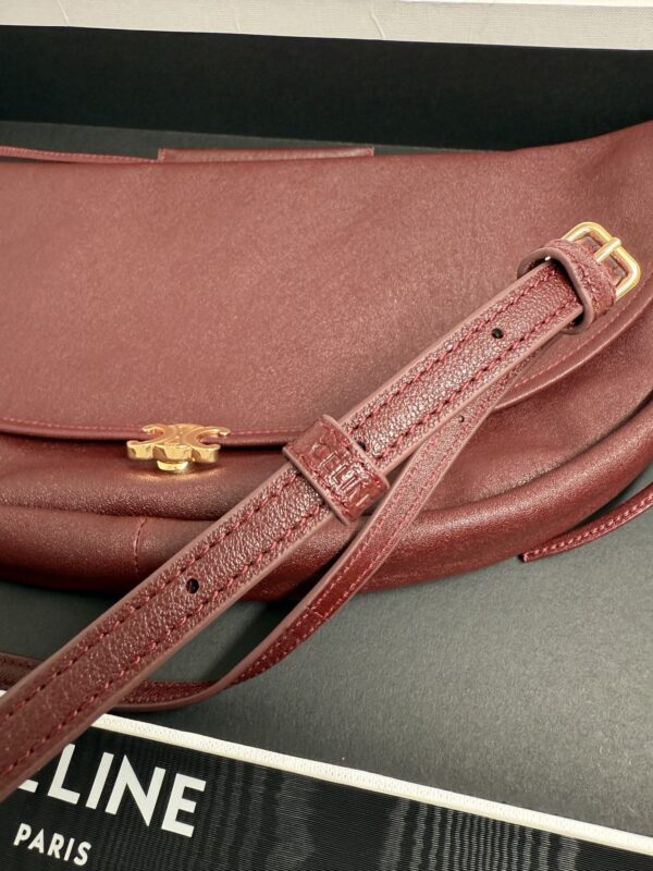 CELINE Soft Triomphe Half-Moon Bag