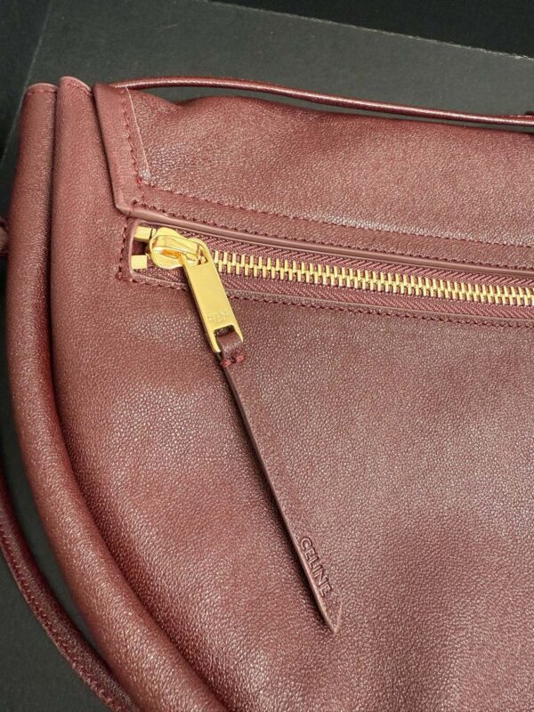 CELINE Soft Triomphe Half-Moon Bag