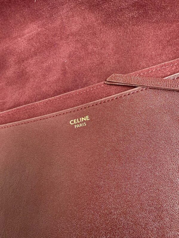 CELINE Soft Triomphe Half-Moon Bag