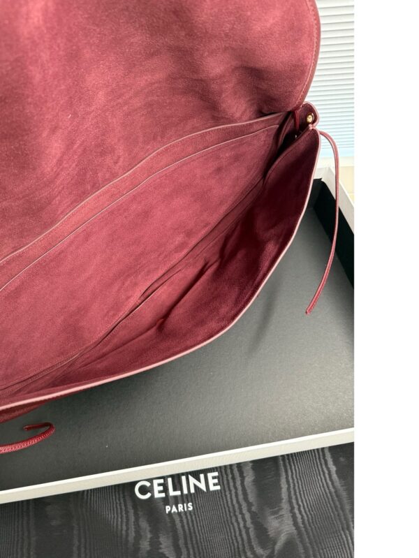 CELINE Soft Triomphe Half-Moon Bag