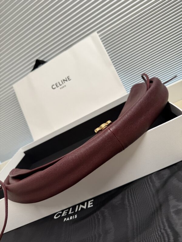 CELINE Soft Triomphe Half-Moon Bag