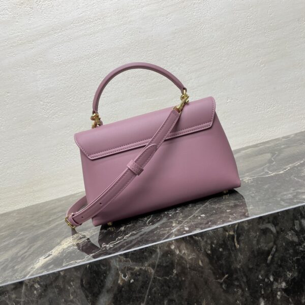 sy_no_D787934E52764853E20D20037532AF2E_3 Pink Lavender Teen Nino Smooth Leather Handbag