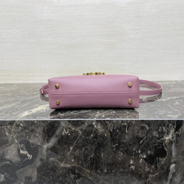 sy_no_D787934E52764853E20D20037532AF2E_4 Pink Lavender Teen Nino Smooth Leather Handbag