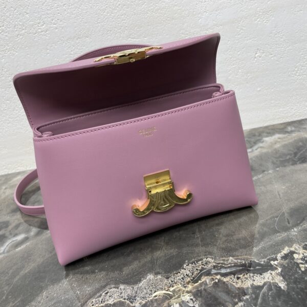sy_no_D787934E52764853E20D20037532AF2E_6 Pink Lavender Teen Nino Smooth Leather Handbag