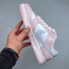 Nike Dunk Low Custom “Pink Baby Blue / Ribbon Laces” Sneakers