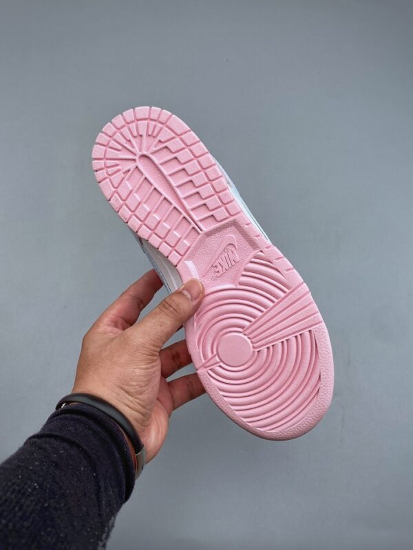 Nike Dunk Low Custom “Pink Baby Blue / Ribbon Laces” Sneakers