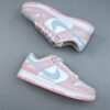 Nike Dunk Low Custom “Pink Baby Blue / Ribbon Laces” Sneakers