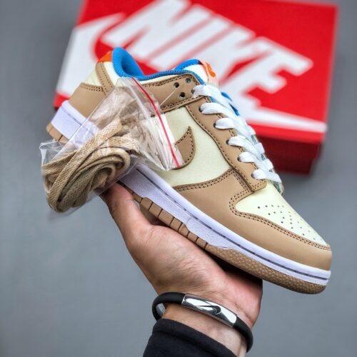 Nike Dunk Low – Khaki / Sail / Lake Blue