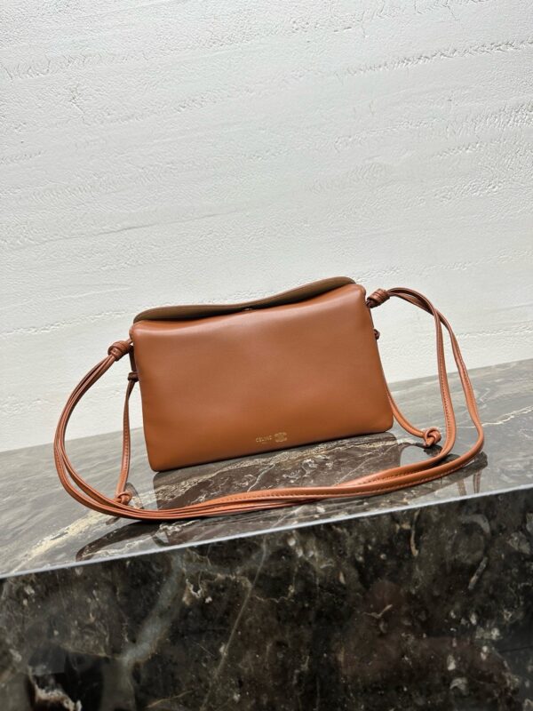Trio Flap Bag – Brown