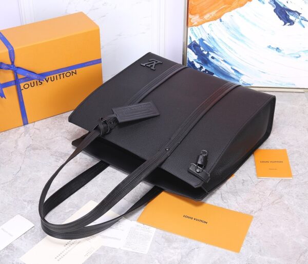 sy_no_D8ECF58FA6D547103EA9EFD8BCD1CFBA_3 LV Aerogram Tote Bag – Black