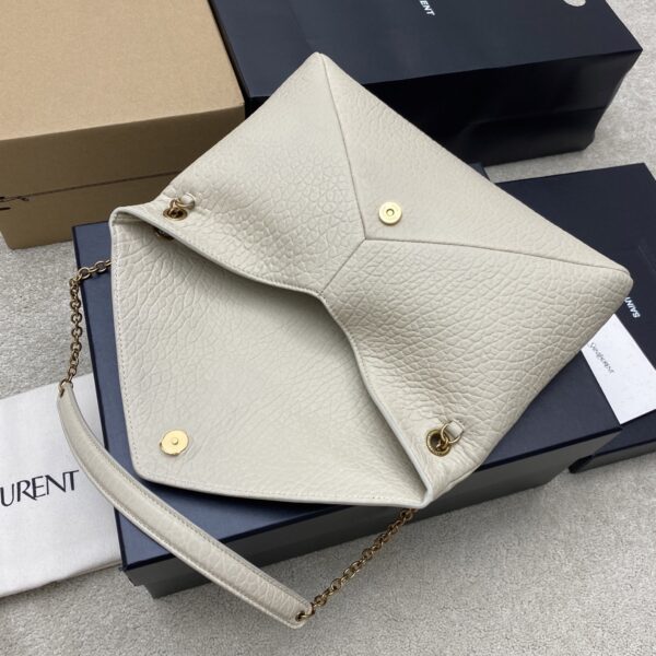 sy_no_D9186D1E49BCB4845FC04B65776EB492_6 YSL Calypso Envelope Bag – Ivory Textured Lambskin & Gold