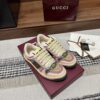 sy_no_D93030CE6CB268ADA3D82412332804EE_2 Gucci Screener GG Canvas & Beige Suede Sneaker with Pink Wash Accent