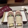 sy_no_D93030CE6CB268ADA3D82412332804EE_7 Gucci Screener GG Canvas & Beige Suede Sneaker with Pink Wash Accent