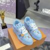 sy_no_D94CAD36664FB71D2E705C056257AC94_0 Louis Vuitton LV Trainer Maxi Sky Blue & Multicolor Monogram Sneakers