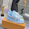sy_no_D94CAD36664FB71D2E705C056257AC94_1 Louis Vuitton LV Trainer Maxi Sky Blue & Multicolor Monogram Sneakers