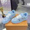 sy_no_D94CAD36664FB71D2E705C056257AC94_2 Louis Vuitton LV Trainer Maxi Sky Blue & Multicolor Monogram Sneakers