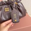 sy_no_D972056DE3977368AE2F0FE682AAA980_7 Chocolate Brown Archive-Inspired Drawstring Ruched Shoulder / Underarm Bag