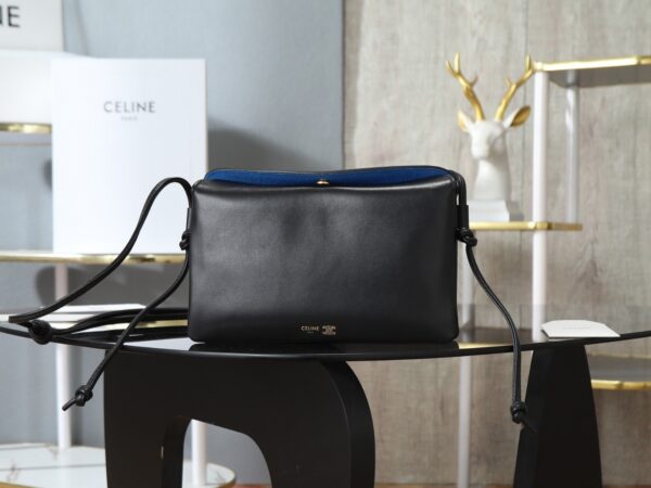 Trio Flap Mini Bag – Black