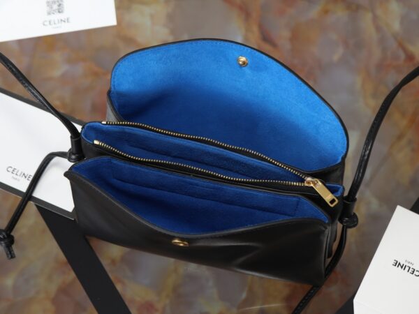 Trio Flap Mini Bag – Black