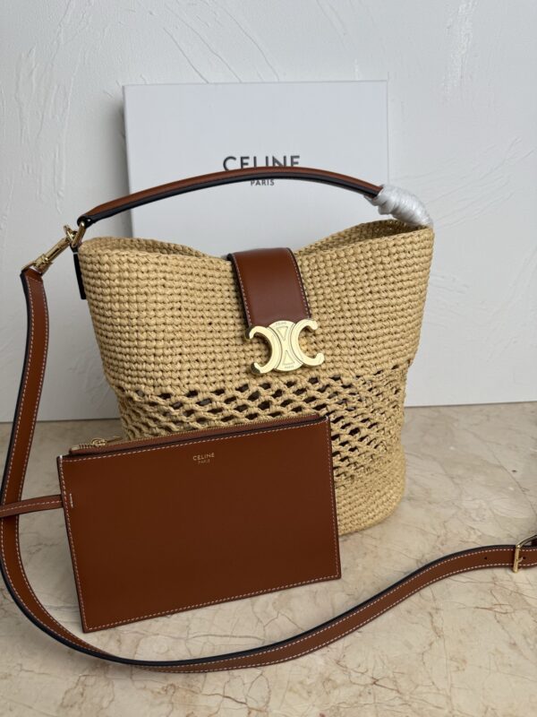 sy_no_D99E5142820950C478DC477C44F67B1D_0 Louise Large Woven Bucket Bag