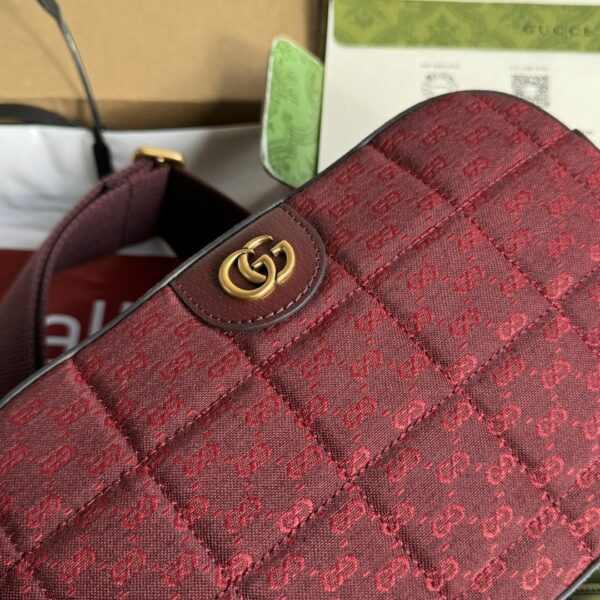 sy_no_DA28630B9555CAD4C146C29DF671DF4D_5 Gucci Ophidia GG Jacquard Quilted Camera Bag – Burgundy