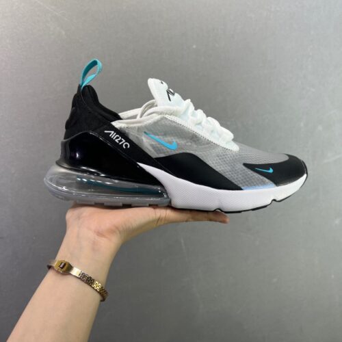 Nike Air Max 270 – Black / White / Grey / Lake Blue