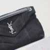 sy_no_DAB9878E509FC1876C20E1DBE47C2785_2 YSL Loulou 35cm Shoulder Bag – Black Suede