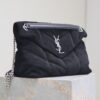 sy_no_DAB9878E509FC1876C20E1DBE47C2785_3 YSL Loulou 35cm Shoulder Bag – Black Suede
