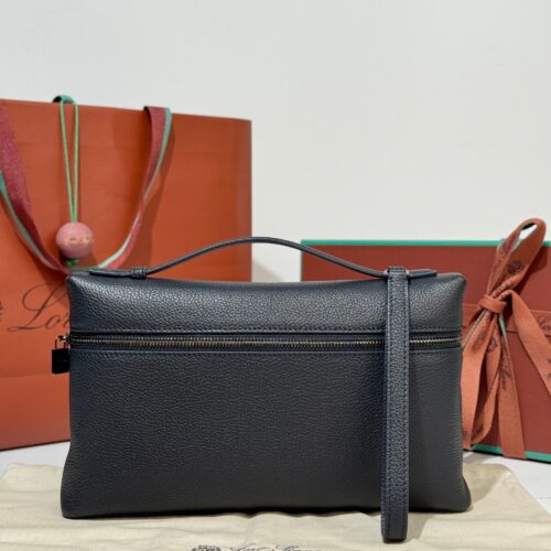 Loro Piana Extra Pouch L29 Clutch Bag – Black
