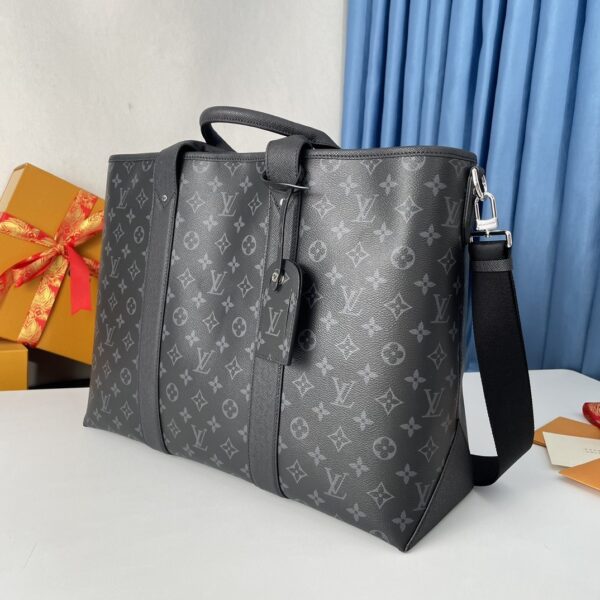 Louis Vuitton Weekend Tote Bag – Monogram Canvas & Taiga Leather