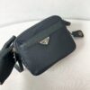 Prada Nylon Shoulder/Crossbody Bag with Leather Shoulder Strap