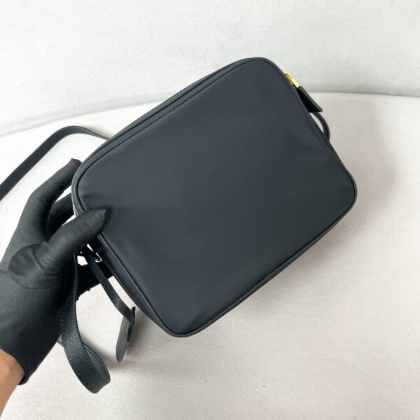 Prada Nylon Shoulder/Crossbody Bag with Leather Shoulder Strap