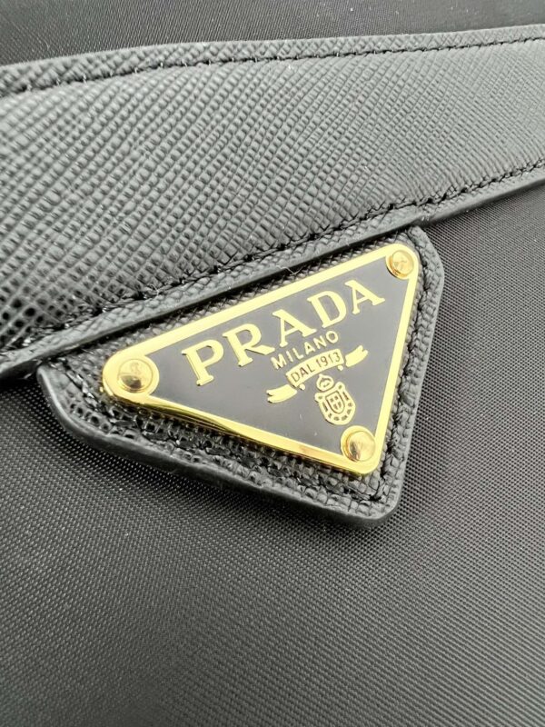 Prada Nylon Shoulder/Crossbody Bag with Leather Shoulder Strap