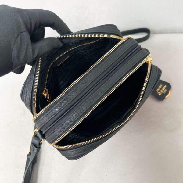 Prada Nylon Shoulder/Crossbody Bag with Leather Shoulder Strap