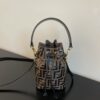 sy_no_DCA6508AF9B1CE1EB5A08E359F9457F4_0 Fendi Montresor Mini Bucket Bag – Brown & Black