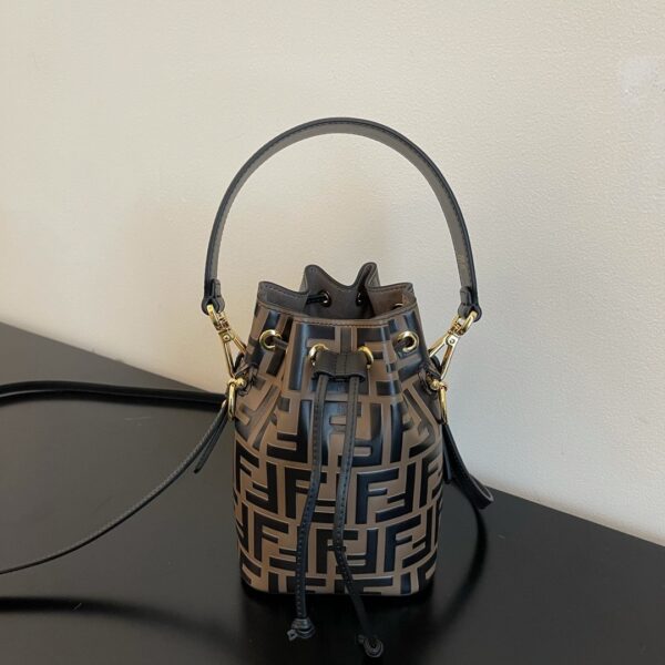 sy_no_DCA6508AF9B1CE1EB5A08E359F9457F4_0 Fendi Montresor Mini Bucket Bag – Brown & Black